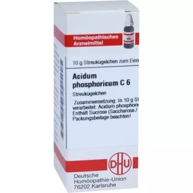 ACIDUM PHOSPHORICUM C 6 globula, 10 g