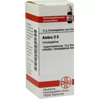 AMBRA D 6 globula, 10 g