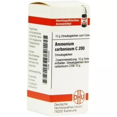 AMMONIUM CARBONICUM C 200 globule, 10 g