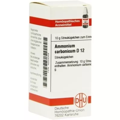 AMMONIUM CARBONICUM D 12 globula, 10 g