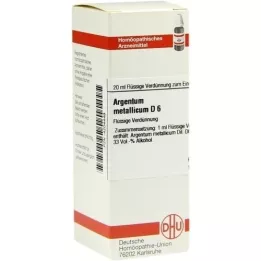 ARGENTUM METALLICUM D 6 Razrjeđenje, 20 ml