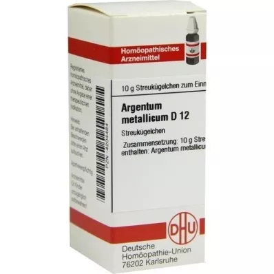 ARGENTUM METALLICUM D 12 globula, 10 g