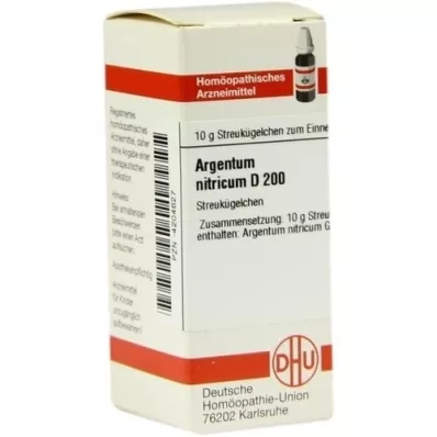 ARGENTUM NITRICUM D 200 globula, 10 g