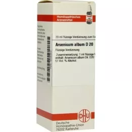 ARSENICUM ALBUM D 20 razrjeđenje, 20 ml