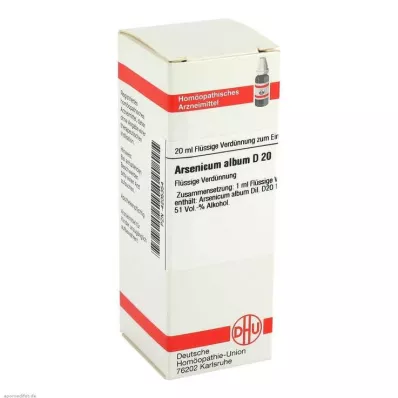ARSENICUM ALBUM D 20 razrjeđenje, 20 ml ARSENICUM ALBUM D 20 razrjeđenje, 20 ml