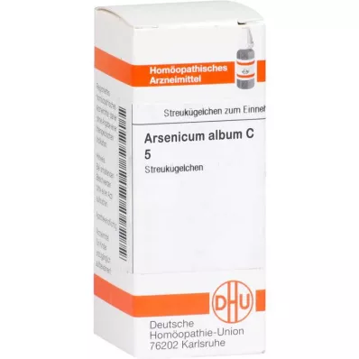 ARSENICUM ALBUM C 5 globula, 10 g ARSENICUM ALBUM C 5 globula, 10 g