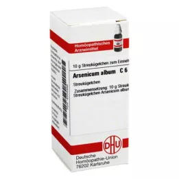 ARSENICUM ALBUM C 6 globula, 10 g