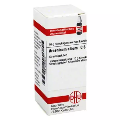 ARSENICUM ALBUM C 6 globula, 10 g