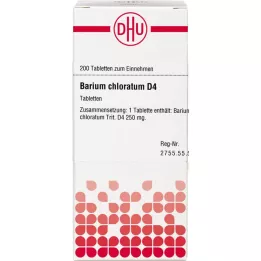 BARIUM CHLORATUM D 4 tablete, 200 kom