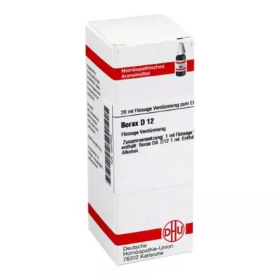 BORAX D 12 Razrjeđenje, 20 ml