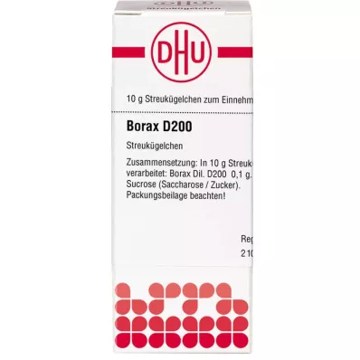 BORAX D 200 globula, 10 g