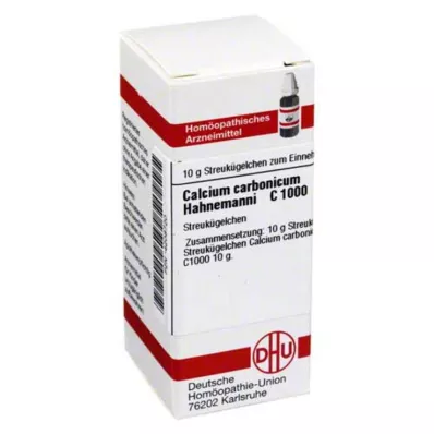 CALCIUM CARBONICUM Hahnemanni C 1000 globula, 10 g