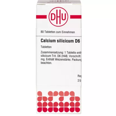 CALCIUM SILICICUM D 6 tableta, 80 kom