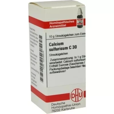 CALCIUM SULFURICUM C 30 globula, 10 g