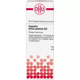 CAPSELLA BURSA pastoris D 3 Razrjeđenje, 20 ml