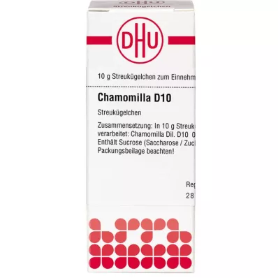 CHAMOMILLA D 10 globula, 10 g