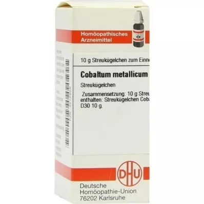 COBALTUM METALLICUM D 30 globula, 10 g