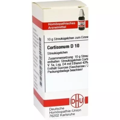 CORTISONUM D 10 globula, 10 g