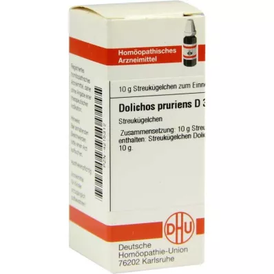 DOLICHOS PRURIENS D 3 globule, 10 g DOLICHOS PRURIENS D 3 globule, 10 g