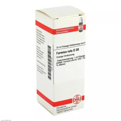 FORMICA RUFA D 30 razrjeđenje, 20 ml FORMICA RUFA D 30 razrjeđenje, 20 ml