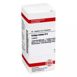 GINKGO BILOBA D 6 tableta, 80 kom