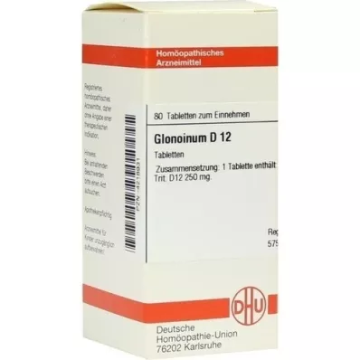 GLONOINUM D 12 tableta, 80 kom