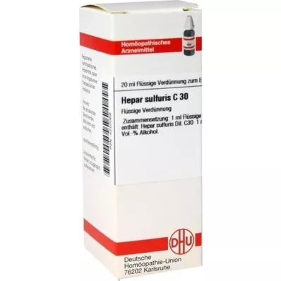 HEPAR SULFURIS C 30 razrjeđenje, 20 ml