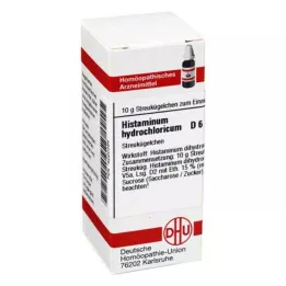 HISTAMINUM hidrokloric D 6 globula, 10 g
