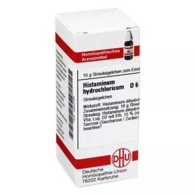 HISTAMINUM hidrokloric D 6 globula, 10 g