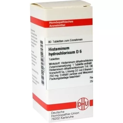 HISTAMINUM hydrochloricum D 6 tableta, 80 kom