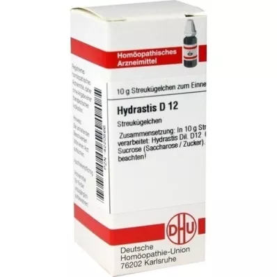 HYDRASTIS D 12 globula, 10 g