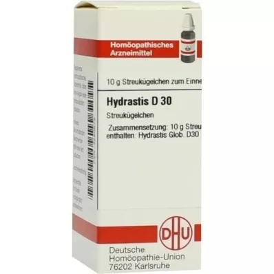 HYDRASTIS D 30 globula, 10 g