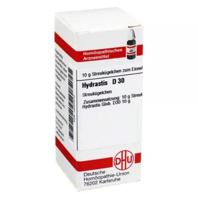 HYDRASTIS D 30 globula, 10 g