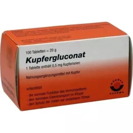 KUPFERGLUCONAT Tablete, 100 kom