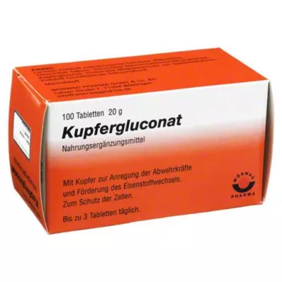 KUPFERGLUCONAT Tablete, 100 kom KUPFERGLUCONAT Tablete, 100 kom