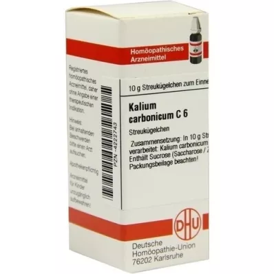 KALIUM CARBONICUM C 6 globula, 10 g