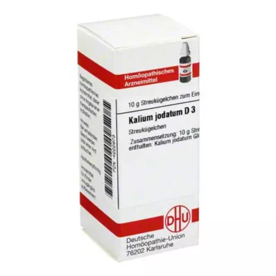 KALIUM JODATUM D 3 globule, 10 g