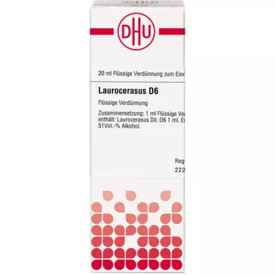 LAUROCERASUS D 6 Razrjeđenje, 20 ml