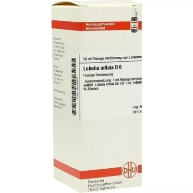 LOBELIA INFLATA D 6 Razrjeđenje, 50 ml