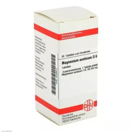 MAGNESIUM ACETICUM D 6 tableta, 80 kom