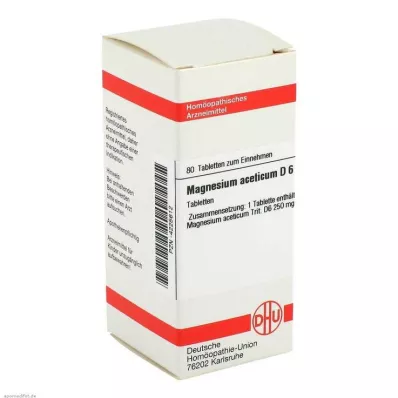 MAGNESIUM ACETICUM D 6 tableta, 80 kom