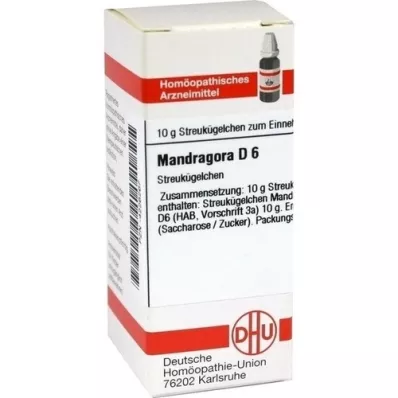 MANDRAGORA D 6 globula, 10 g