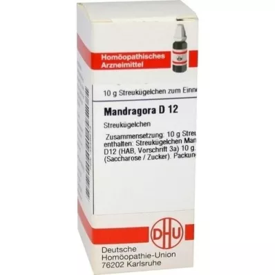 MANDRAGORA D 12 globula, 10 g