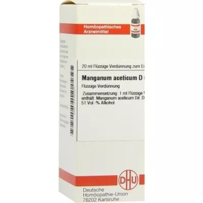 MANGANUM ACETICUM D 6 Razrjeđenje, 20 ml