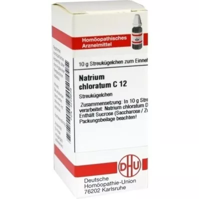 NATRIUM CHLORATUM C 12 globula, 10 g