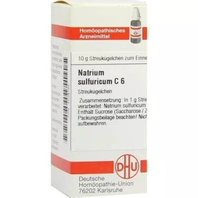 NATRIUM SULFURICUM C 6 globula, 10 g