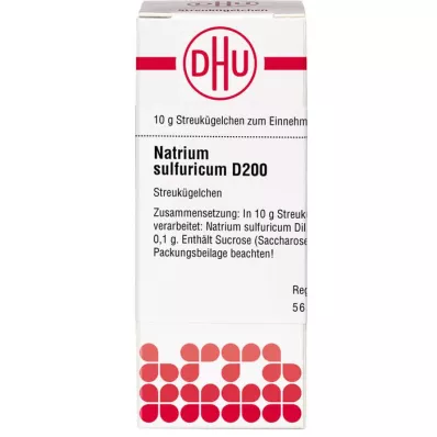 NATRIUM SULFURICUM D 200 globula, 10 g