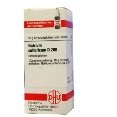 NATRIUM SULFURICUM D 200 globula, 10 g