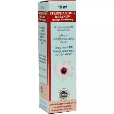 Strophanthus D 4 Sanum drip, 10 ml Strophanthus D 4 Sanum drip, 10 ml