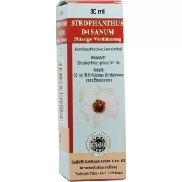 STROPHANTHUS D 4 Sanum kapi, 30 ml